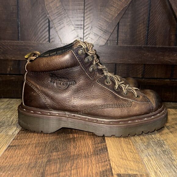 Vintage Dr. Martins- Made In England- Airwair W/Bouncing Soles Boots Size 5 MIL - Picture 4 of 14